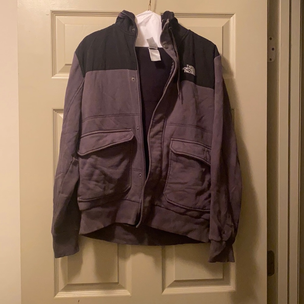 Grey North Face Jacket